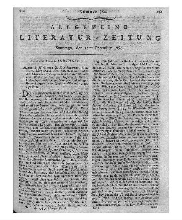 Keck, Johann Erdmann: Abhandlungen und Beobachtungen aus der practischen u. gerichtlichen Arzneiwissenschaft / Johann Erdmann Keck. - Berlin : Hesse Bdch. 2. - 1789