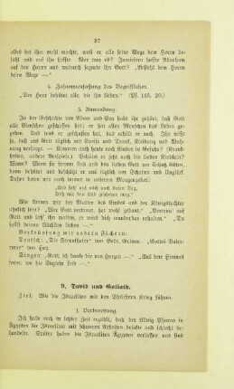 9. David und Goliath