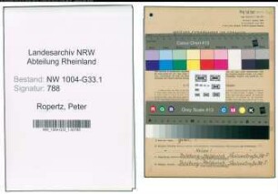 Entnazifizierung Peter Ropertz , geb. 05.02.1899 (Lehrer)