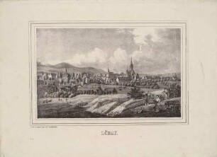 Stadtansicht von Löbau in der Oberlausitz