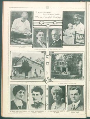 El nuevo presidente de los Estados Unidos, Warren Gamaliel Harding