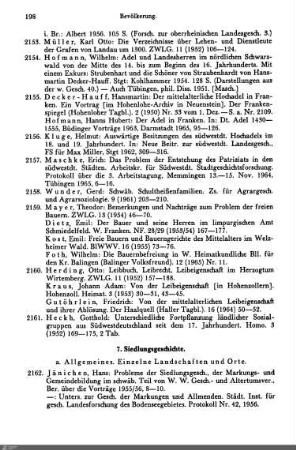 a. Allgemeines. Einzelne Landschaften und Orte