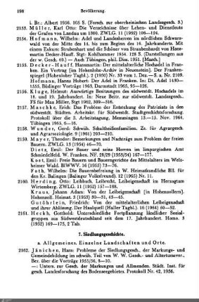 a. Allgemeines. Einzelne Landschaften und Orte