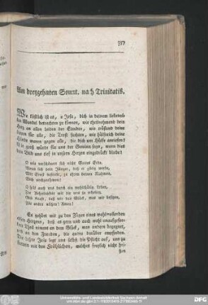 Am dreyzehnten Sonnt. nach Trinitatis.