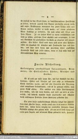 Zweite Abtheilung. Anfertigung zweckmäßiger Laugenwagen, Areometer, für Seifensieder, Färber, Bleicher und Gerber