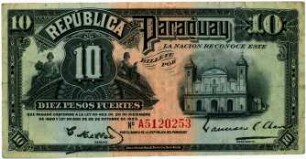 Geldschein, 10 Pesos, 1923