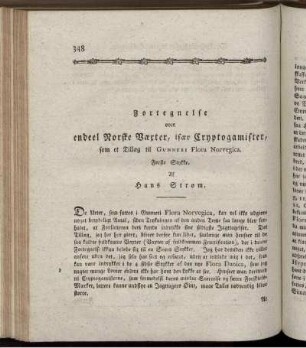 Fortegnelse over endeel Norske Værter, især Cryptogamister, som et Tillæg til Gunneri Flora Norvegica.