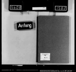 Aufstellung des Etats der jährlichen Jagdeinkünfte der Oberförsterei Peina