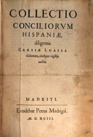 Collectio conciliorum Hispaniae