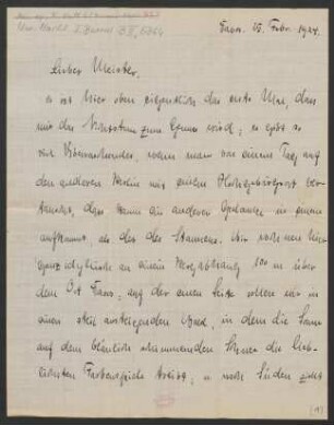 Brief an Ferruccio Busoni : 25.02.1924