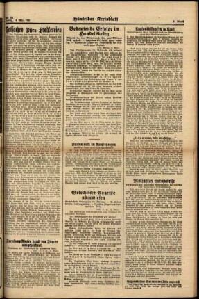 Zweite Ausgabe vom Freitag, den 14. März 1941.