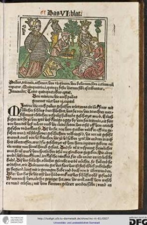 Von Minerva die auch Pallas genemet vürt, das vi capitel.
