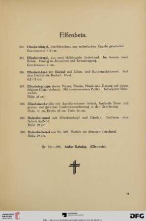 Elfenbein (Nr. 384-390)