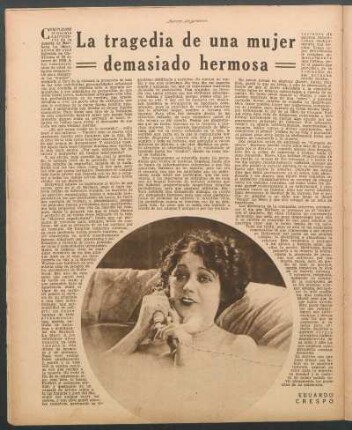 La tragedia de una mujer demasiado hermosa