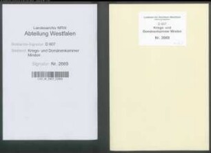 Prästationsregister des Amtes Schlüsselburg
