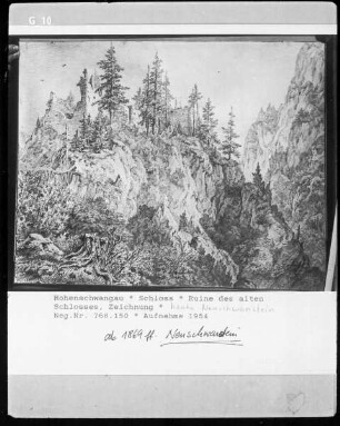 Ruine des alten Schlosses Hohenschwangau