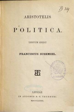 Aristotelis politica