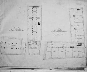 Grundrisse des Schlosses in Ziegenhain