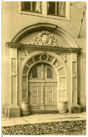 Marienberg. Portal der Oberforstmeisterei