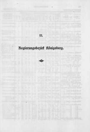 Regierungsbezirk Königsberg