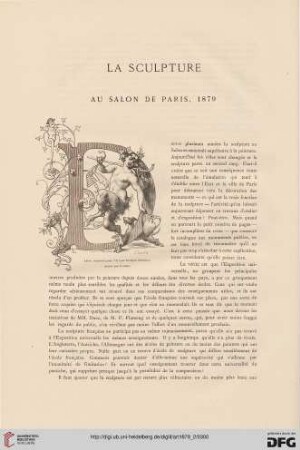 5: La sculpture au salon de Paris, 1879, [1]