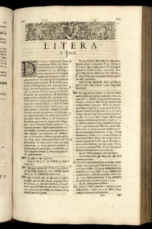 Litera [...] Jod.