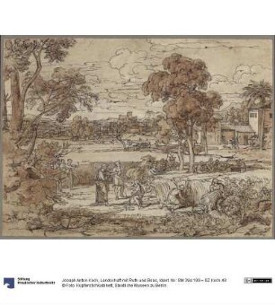 Landschaft mit Ruth und Boas