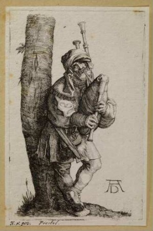 Der Dudelsackpfeifer