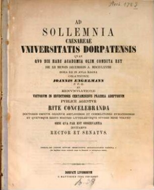 Observationum archaeologicarum particula I : (De Cupidinis arcum tendentis atque de Harmodii et Aristogitonis statuis.). (Programm.)