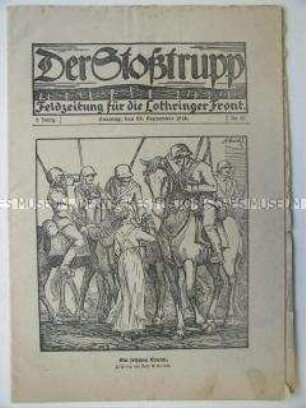 Kriegszeitung der Lothringer Front "Der Stoßtrupp"