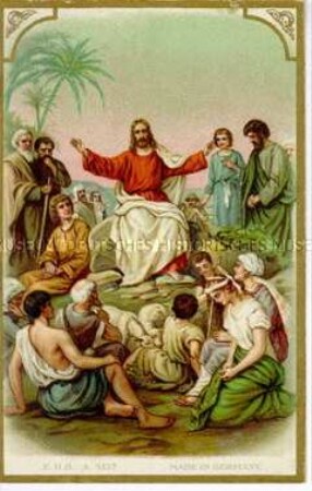 Postkarte mit christlichem Motiv