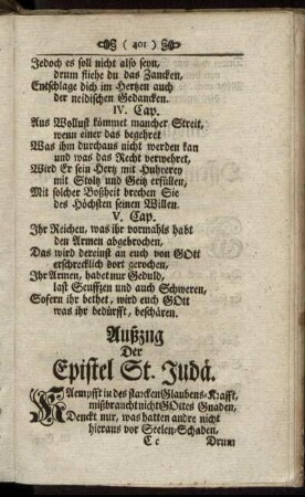 Außzug Der Epistel St. Judae