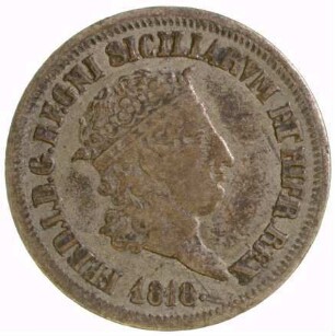 Münze, Carlino, 1818