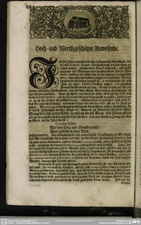 Abdanckung