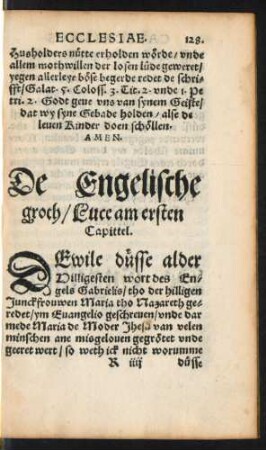 De Engelische groth ....