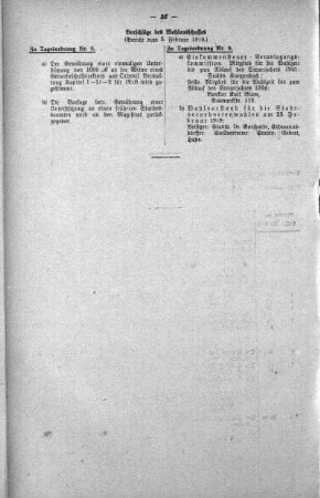 No. 3. (16-25) (25.), 05. Februar 1919