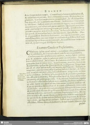 Examen Censurae Prefationis