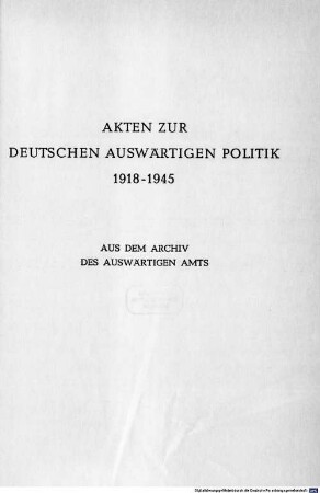 Akten zur deutschen auswärtigen Politik : 1918 - 1945 ; aus dem Archiv des Auswärtigen Amtes. B,13, 1925 - 1933 ; 3. September bis 31. Dezember 1929