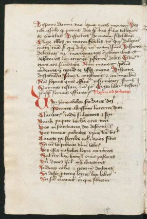 Regimen ad sacerdotes (Verse)
