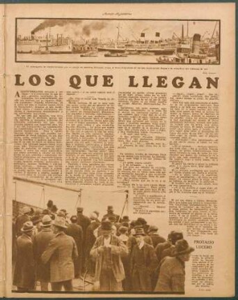 Los que llegan