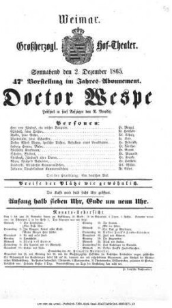 Doctor Wespe