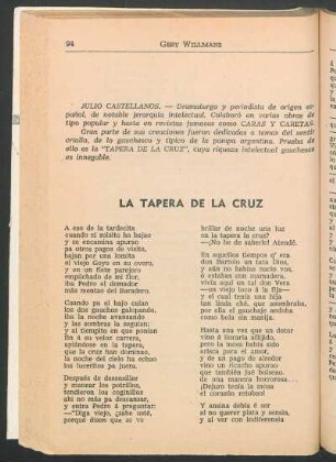 La tapera de la cruz