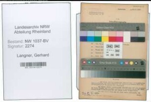 Entnazifizierung Gerhard Langner , geb. 16.09.1906 (Lehrer)