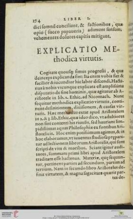 Explicatio Methodica virtutis