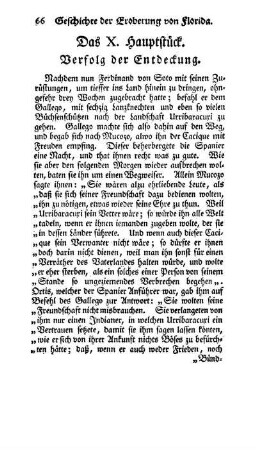 Das X. Hauptstück - Verfolg der Entdeckung