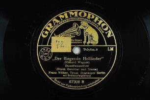 "Der fliegende Holländer" : Steuermannslied (Durch Gewitter und Sturm) / (Richard Wagner)