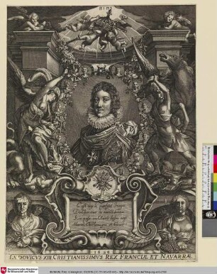 LUDOVICUS XIII CRISTIANISSIMUS REX FRANCIAE ET NAVARRAE