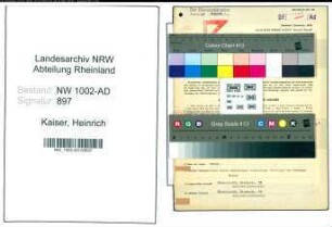 Entnazifizierung Heinrich Kaiser, geb. 07.09.1894 (Verw.Angest.)