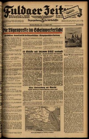 Ausgabe vom Samstag, den 08. August 1942.