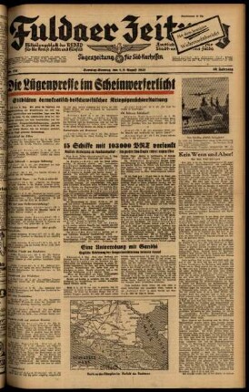 Ausgabe vom Samstag, den 08. August 1942.
